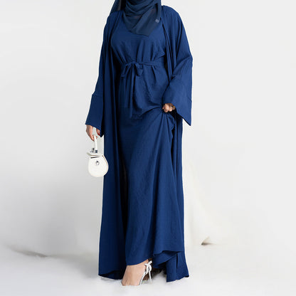 DESFASH | Turkey Dubai Solid Color Two-piece Suit