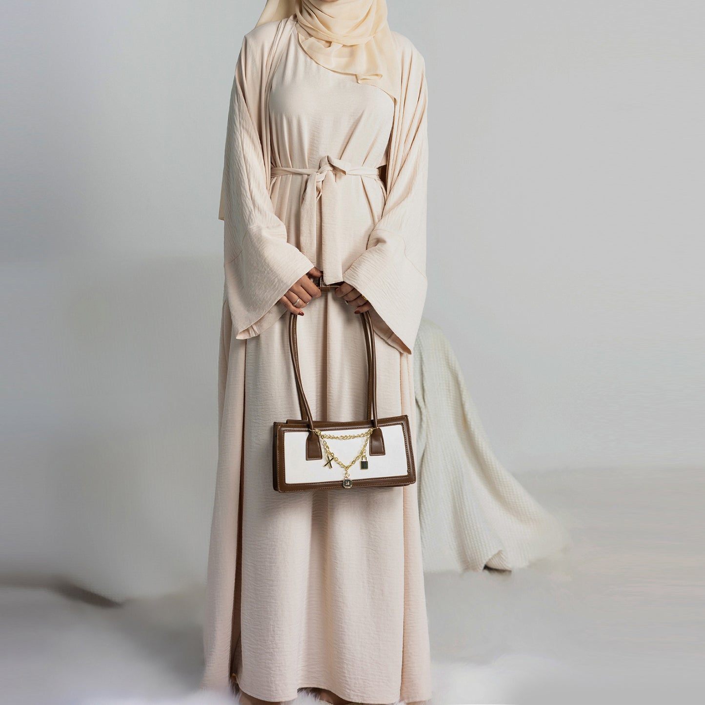 DESFASH | Turkey Dubai Solid Color Two-piece Suit
