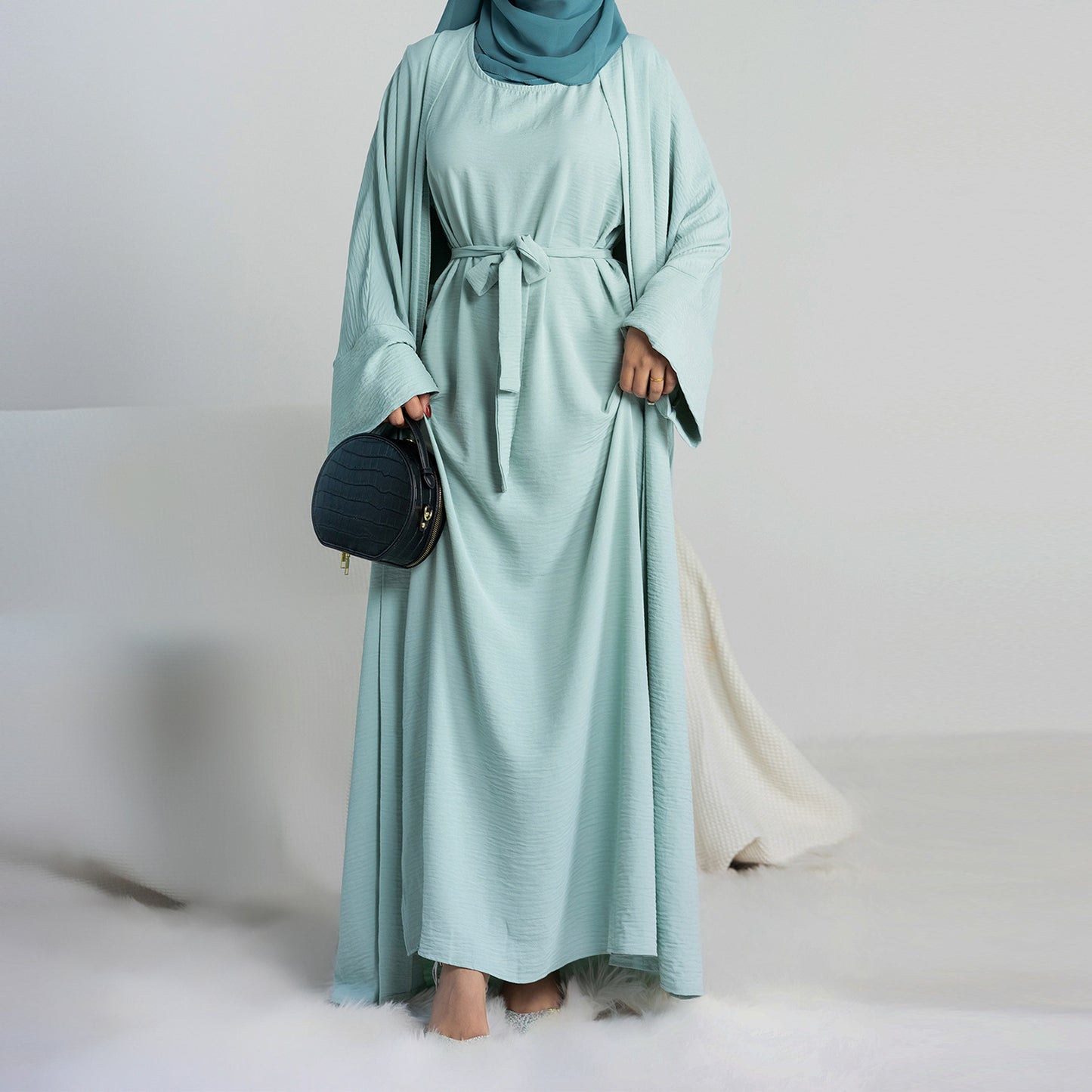DESFASH | Turkey Dubai Solid Color Two-piece Suit