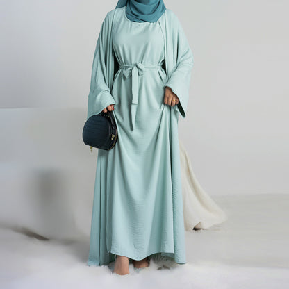DESFASH | Turkey Dubai Solid Color Two-piece Suit