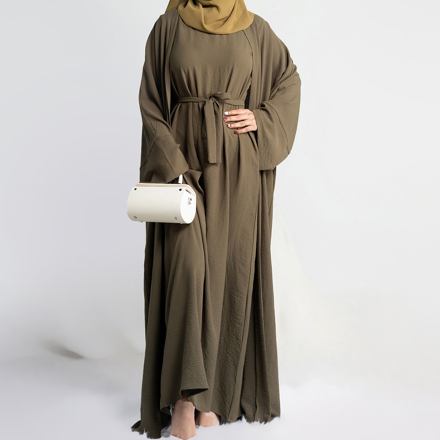 DESFASH | Turkey Dubai Solid Color Two-piece Suit