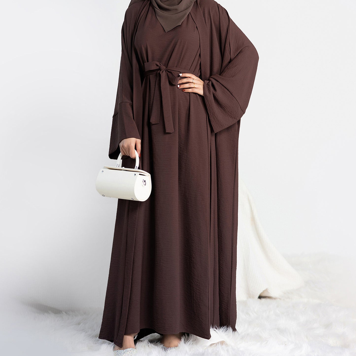 DESFASH | Turkey Dubai Solid Color Two-piece Suit