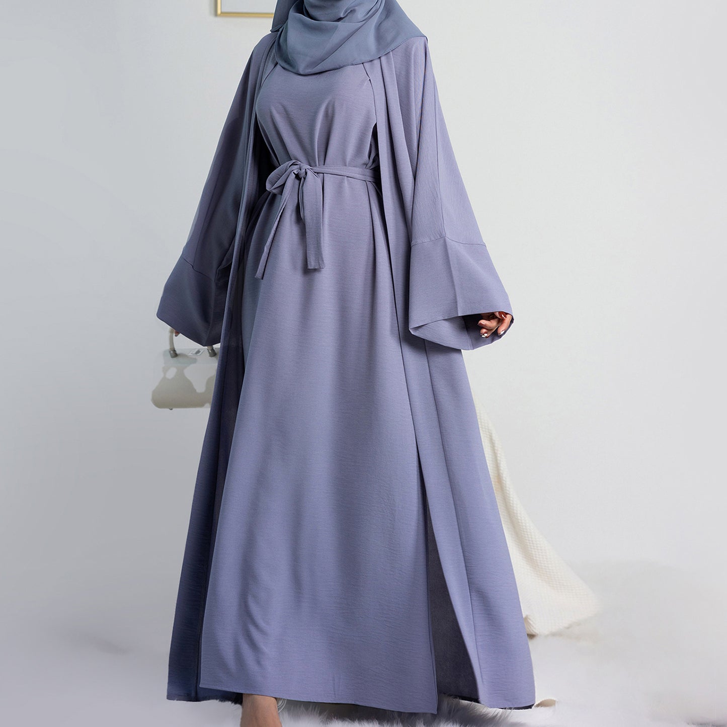 DESFASH | Turkey Dubai Solid Color Two-piece Suit