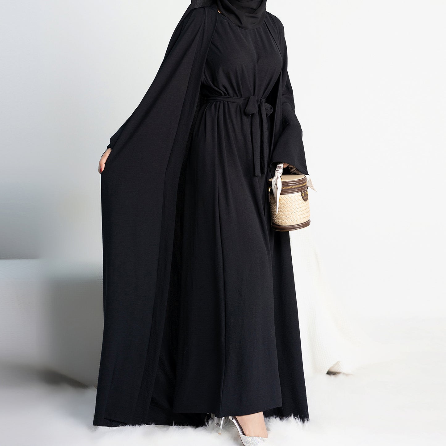 DESFASH | Turkey Dubai Solid Color Two-piece Suit